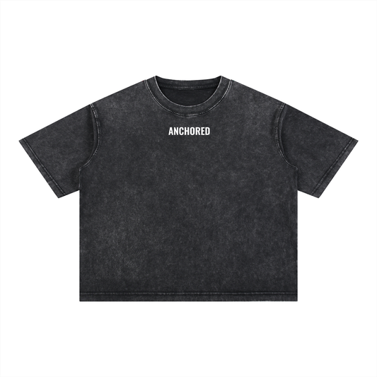 Mineral Wash Boxy Cotton T-Shirt