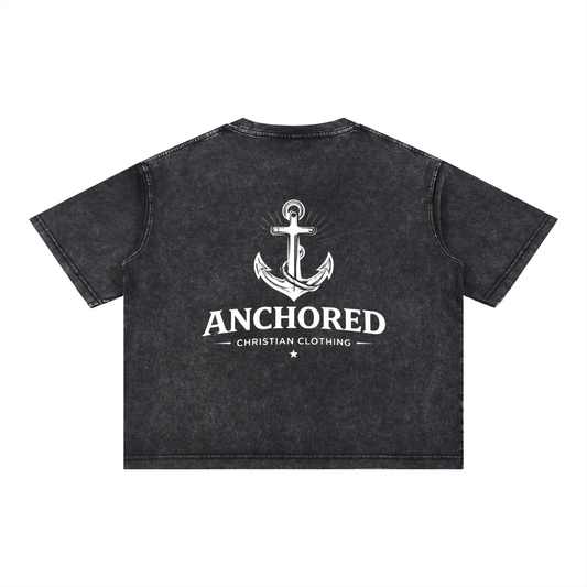 Mineral Wash Boxy Cotton T-Shirt