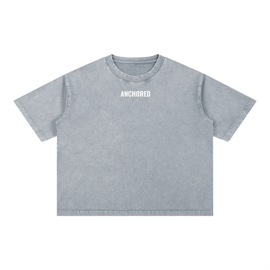 Mineral Wash Boxy Cotton T-Shirt